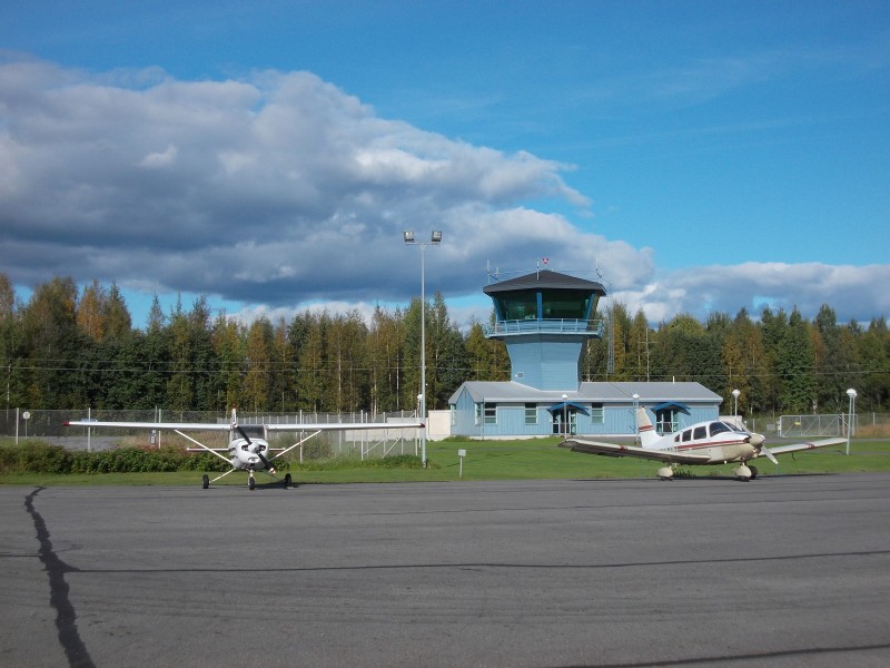Secondary tower of Mikkeli Airport
