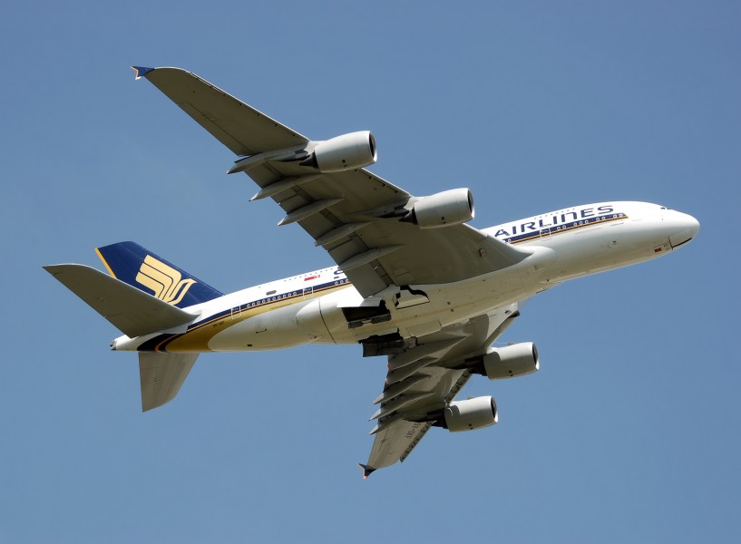 Singapore airlines a380 9v-skf takeoff arp