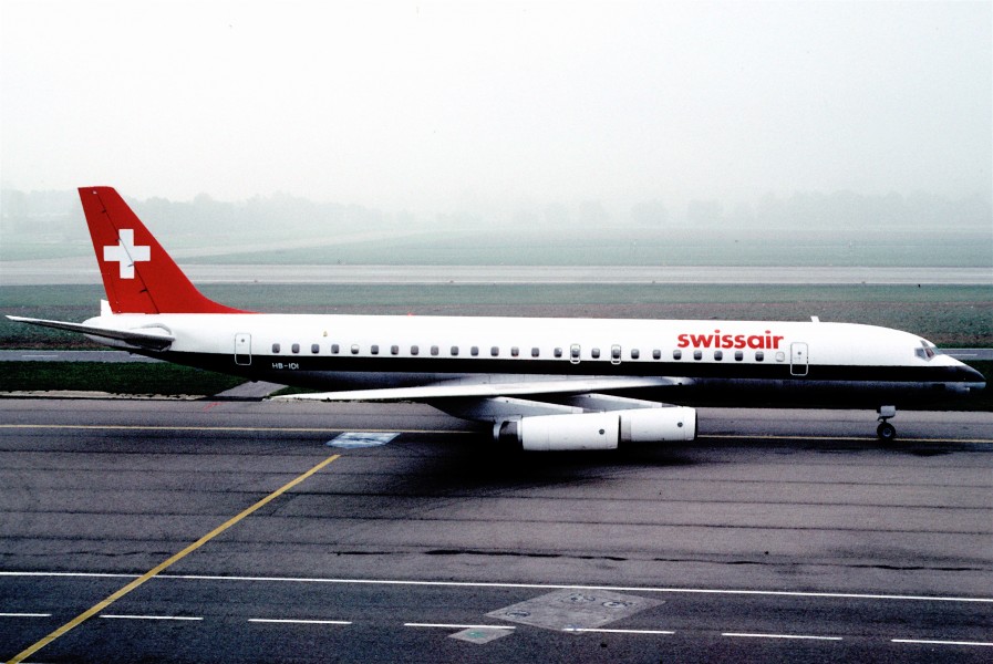 Swissair DC-8-62; HB-IDI@ZRH, January 1984 AKG (5127162246)