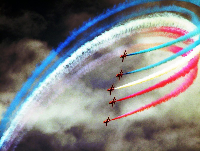 The Red Arrows at Festival of Speed, Goodwood