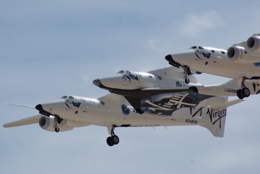 The three noses of SpaceShipTwo and White Knight Two