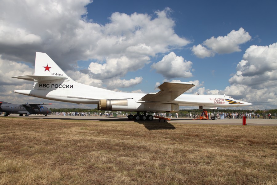 Tupolev Tu-160 (side view), Celebration of the 100th anniversary of Russian Air Force