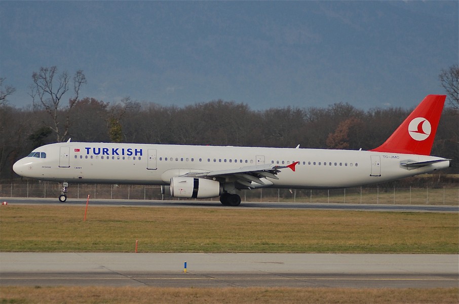Turkish Airlines Airbus A321-231; TC-JMC@GVA;30.12.2006 445ly (7393575080)
