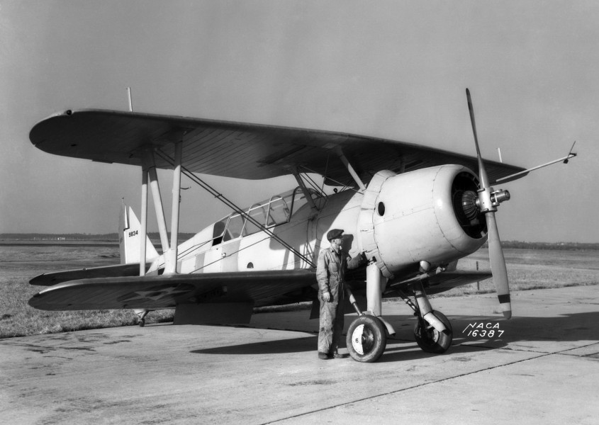 Vought XSB3U-1 at NACA 1938