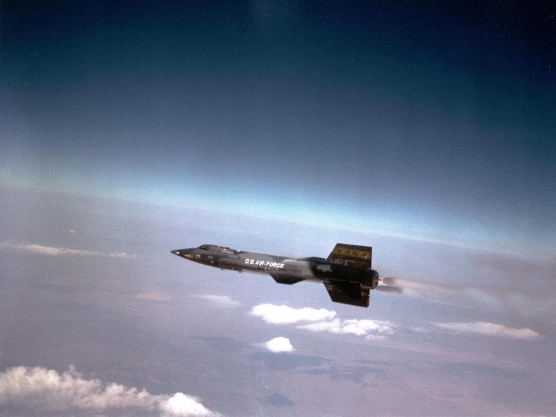 X-15 flying