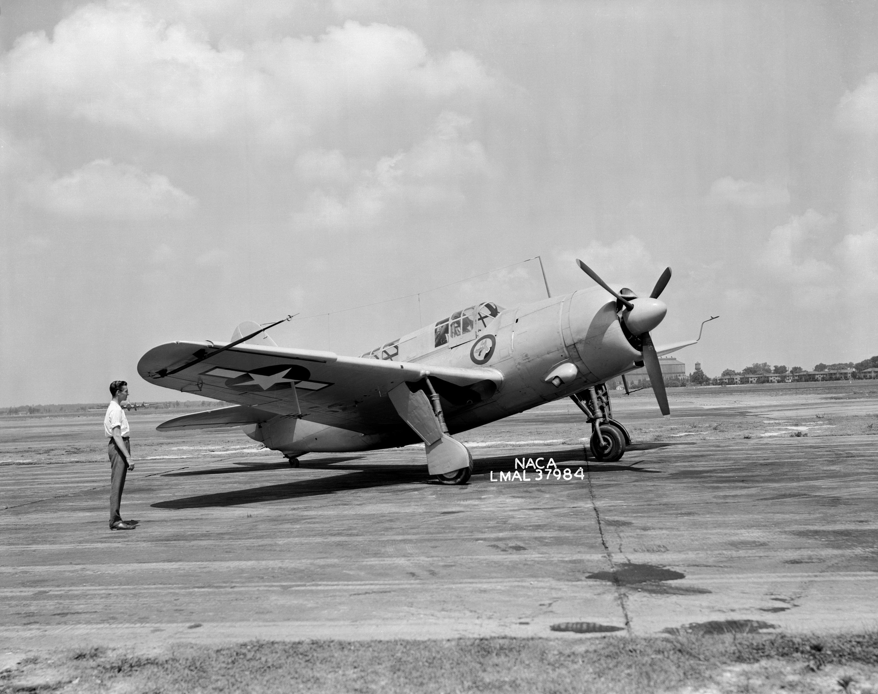 SB2C-1 NACA Langley 1944