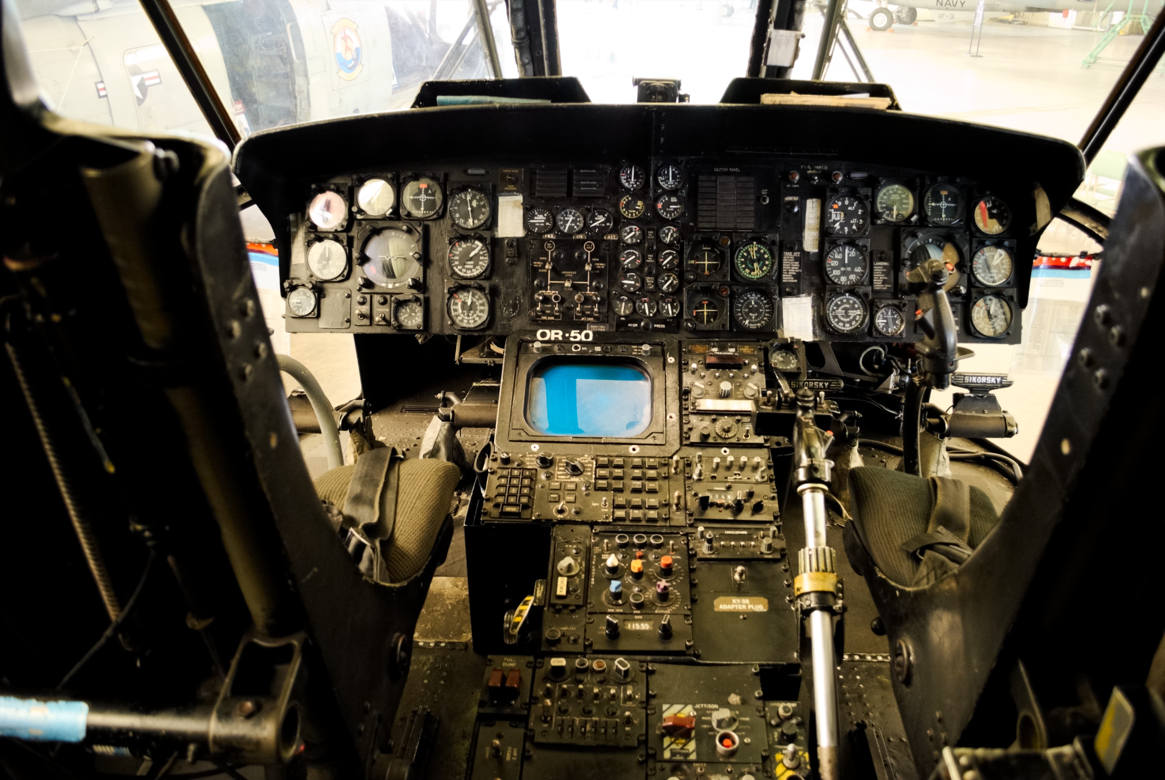 Sikorsky H-3 Sea King Cockpit (6183243296)