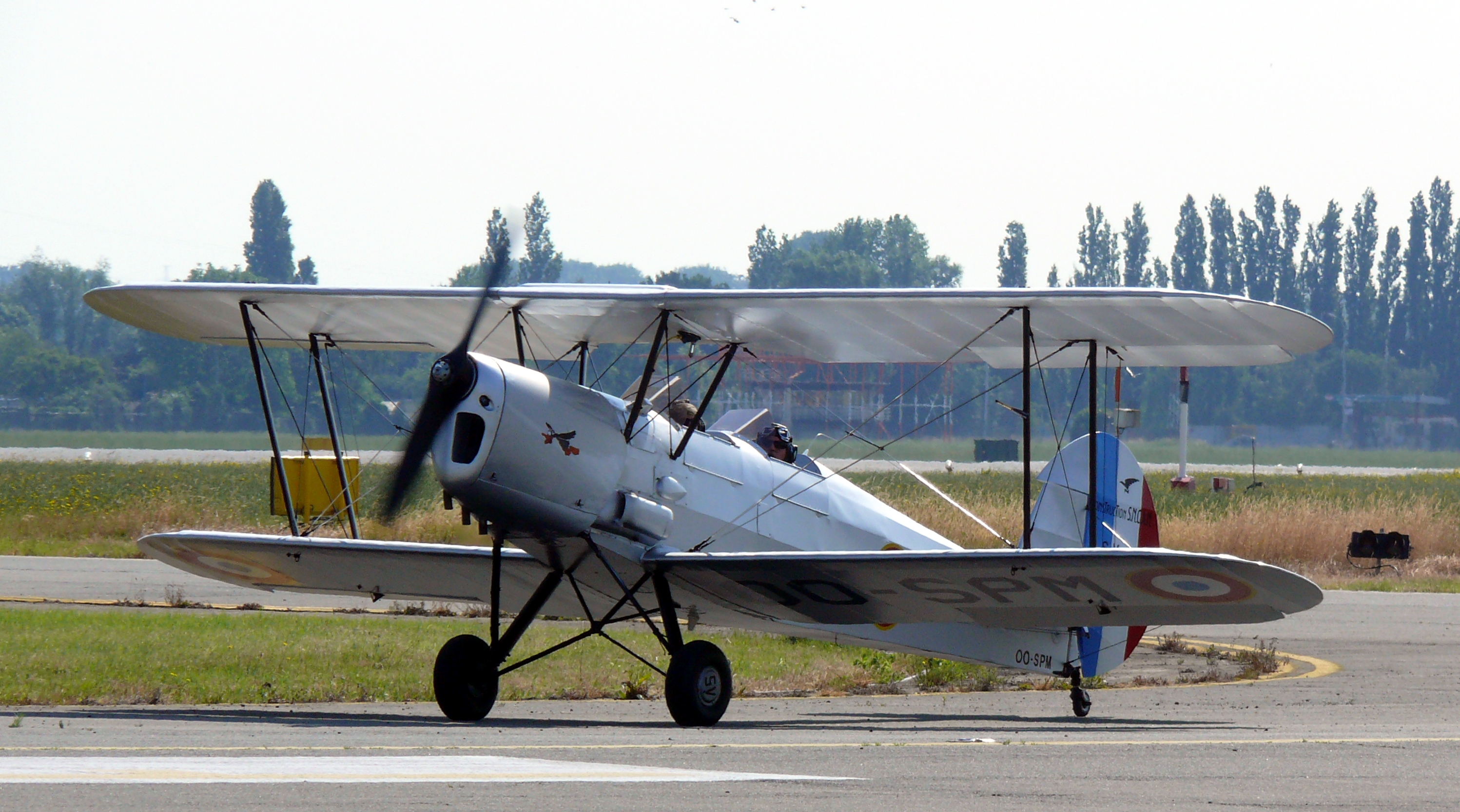 Stampe & Vertongen SV.4C (OO-SPM) in flight 3