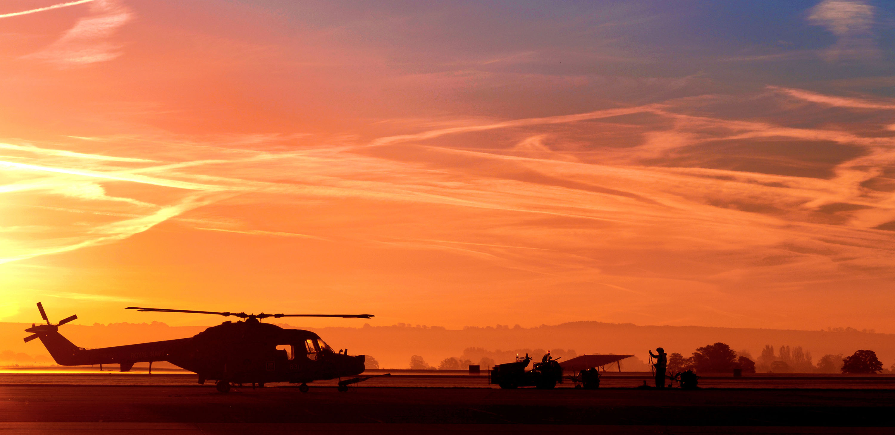 Sunrise at RNAS Yeovilton MOD 45147585