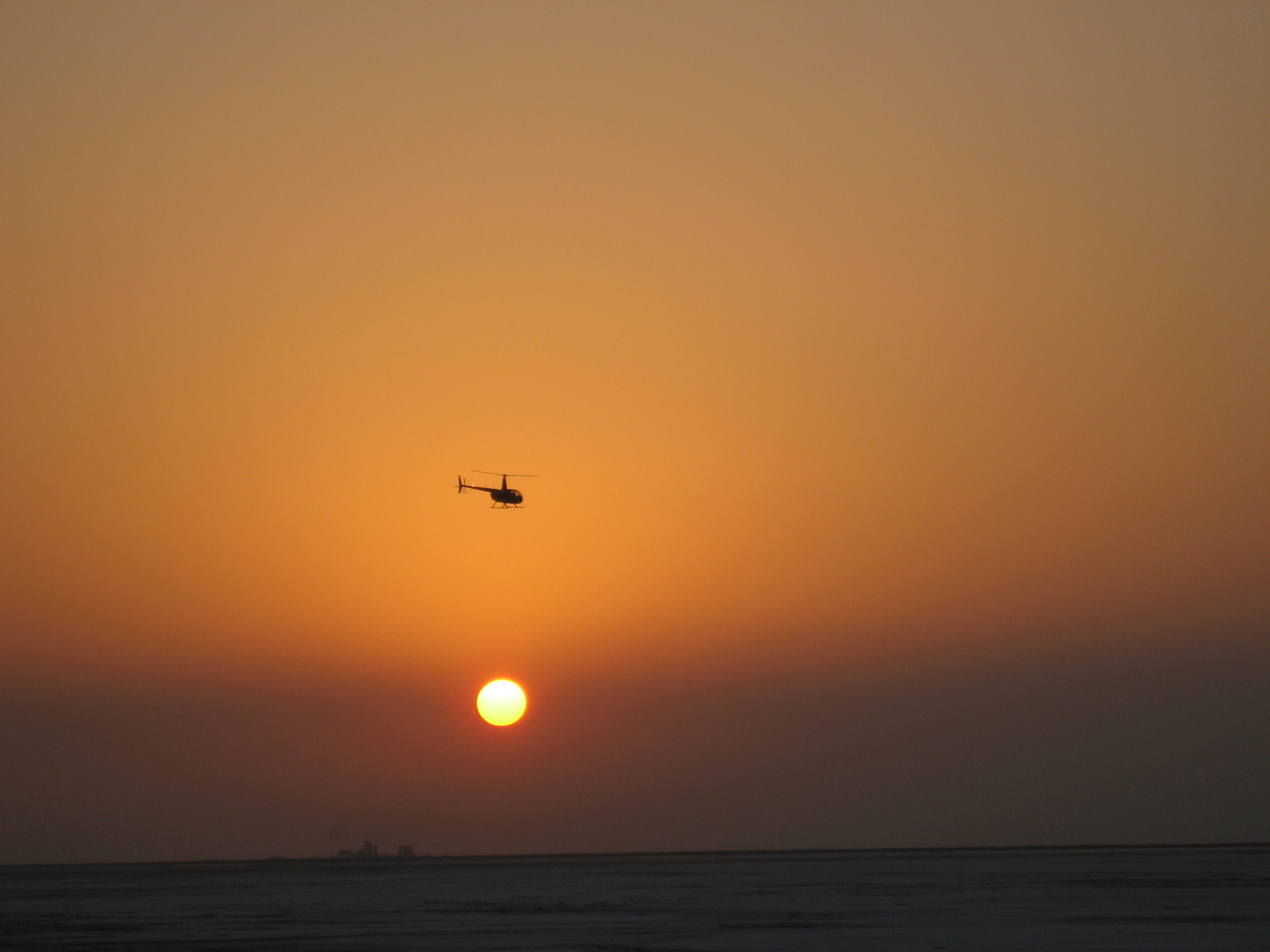 Sunset - white desert