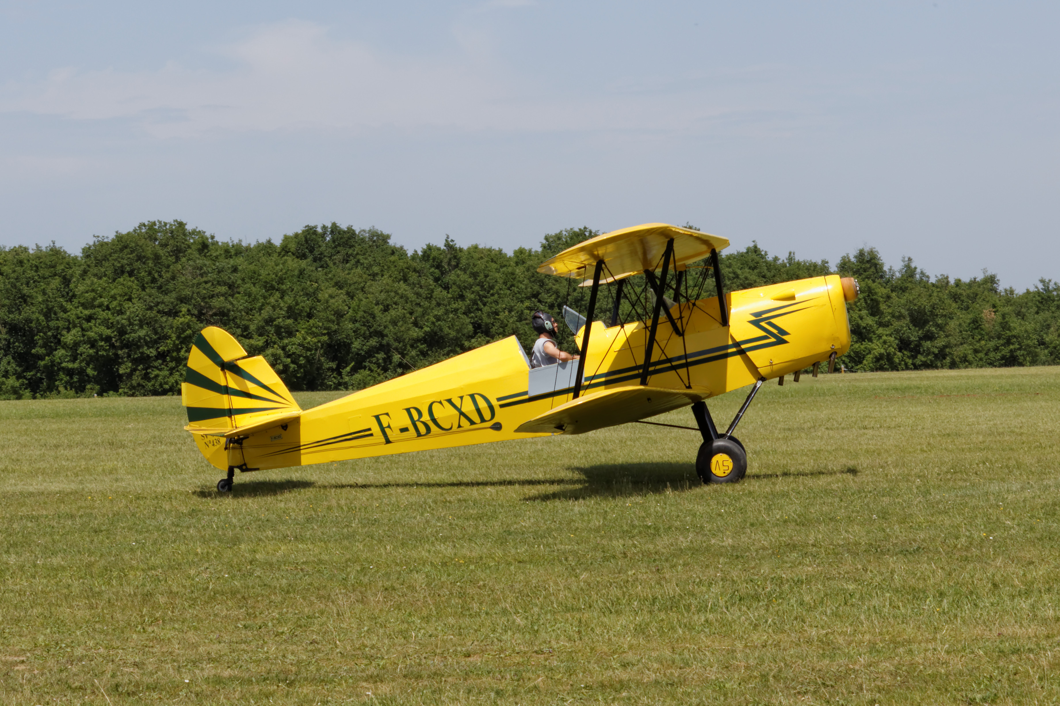 SV.4 au sol Meeting Ferté Alais 2014