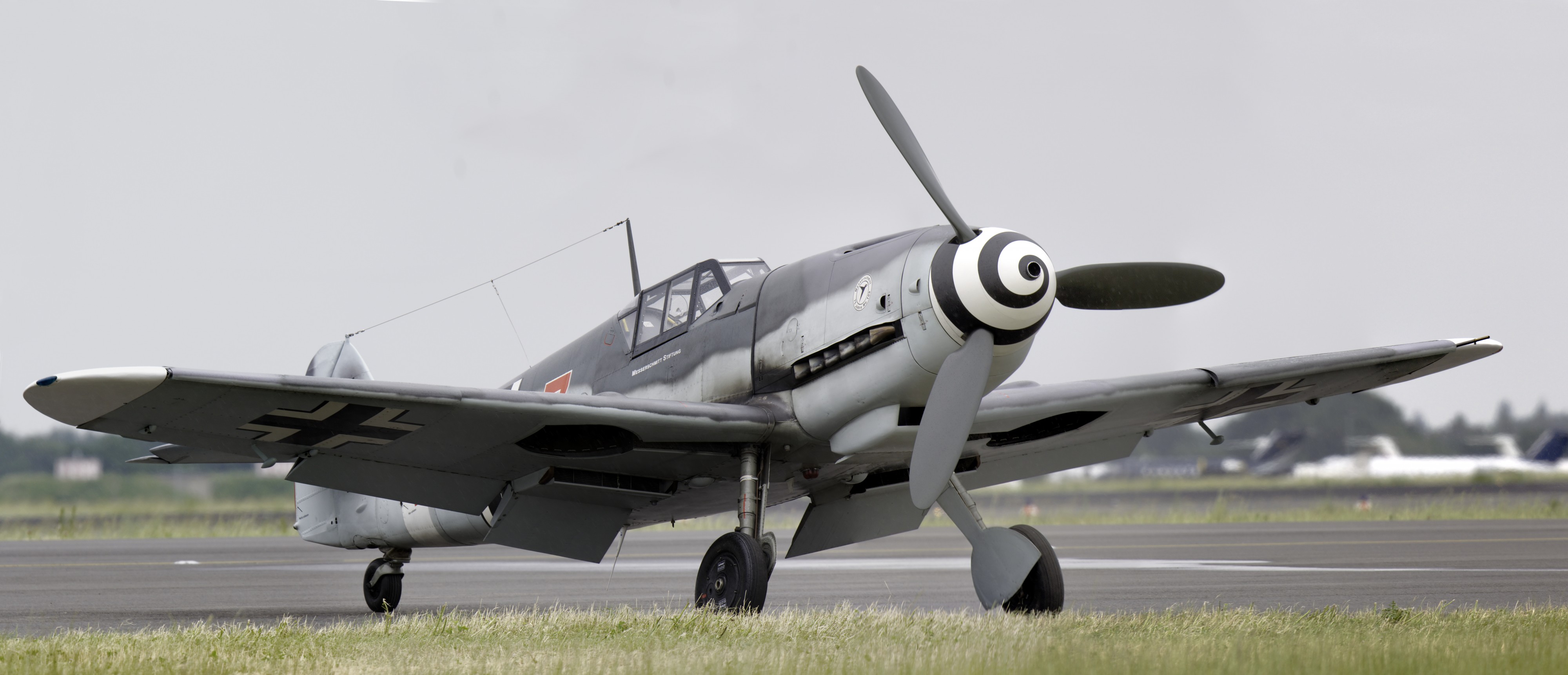 Bf 109 Messserschmidt detailed view at ILA 2010