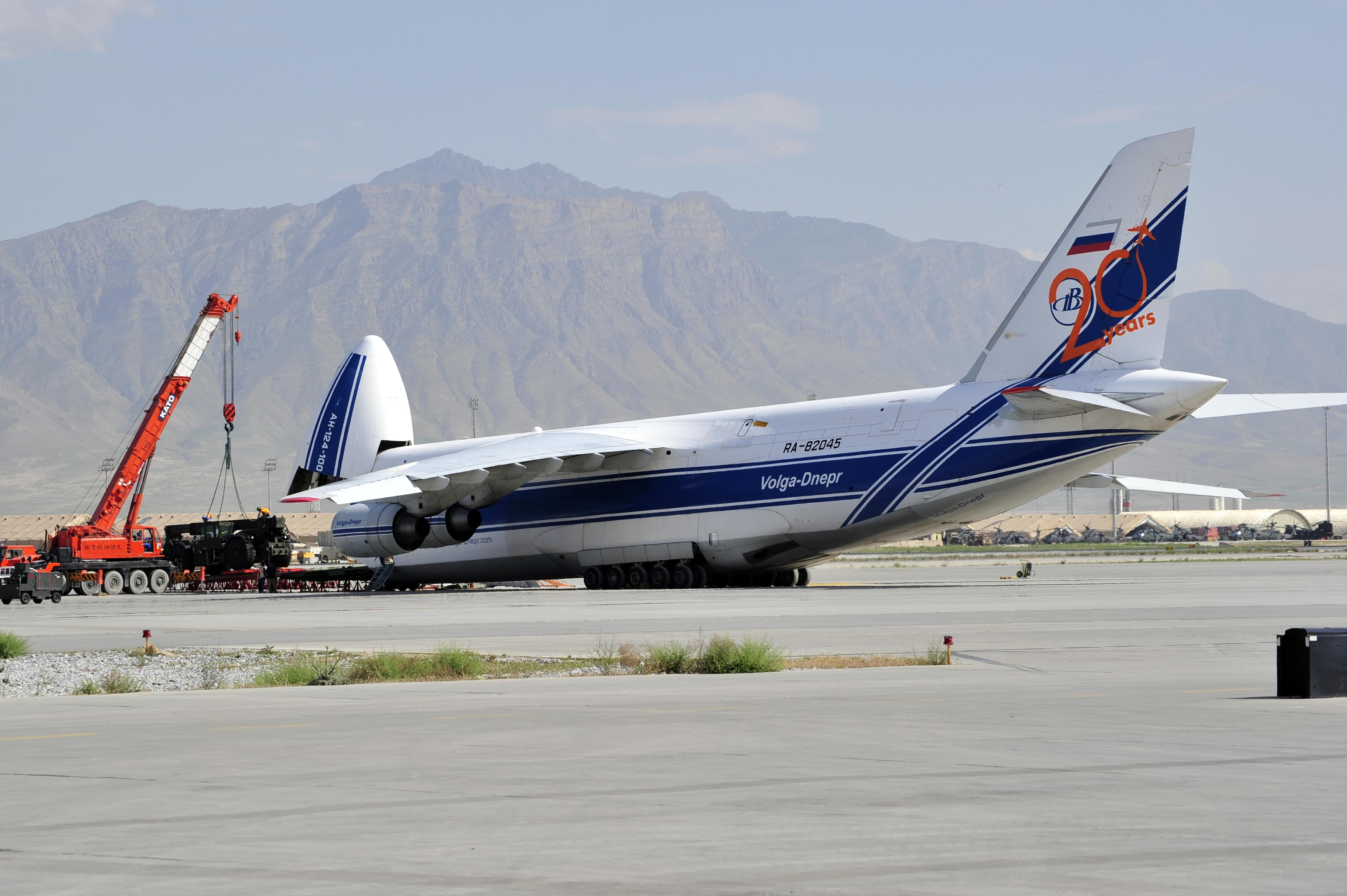 Volga-Dnepr AN-124 at Bagram