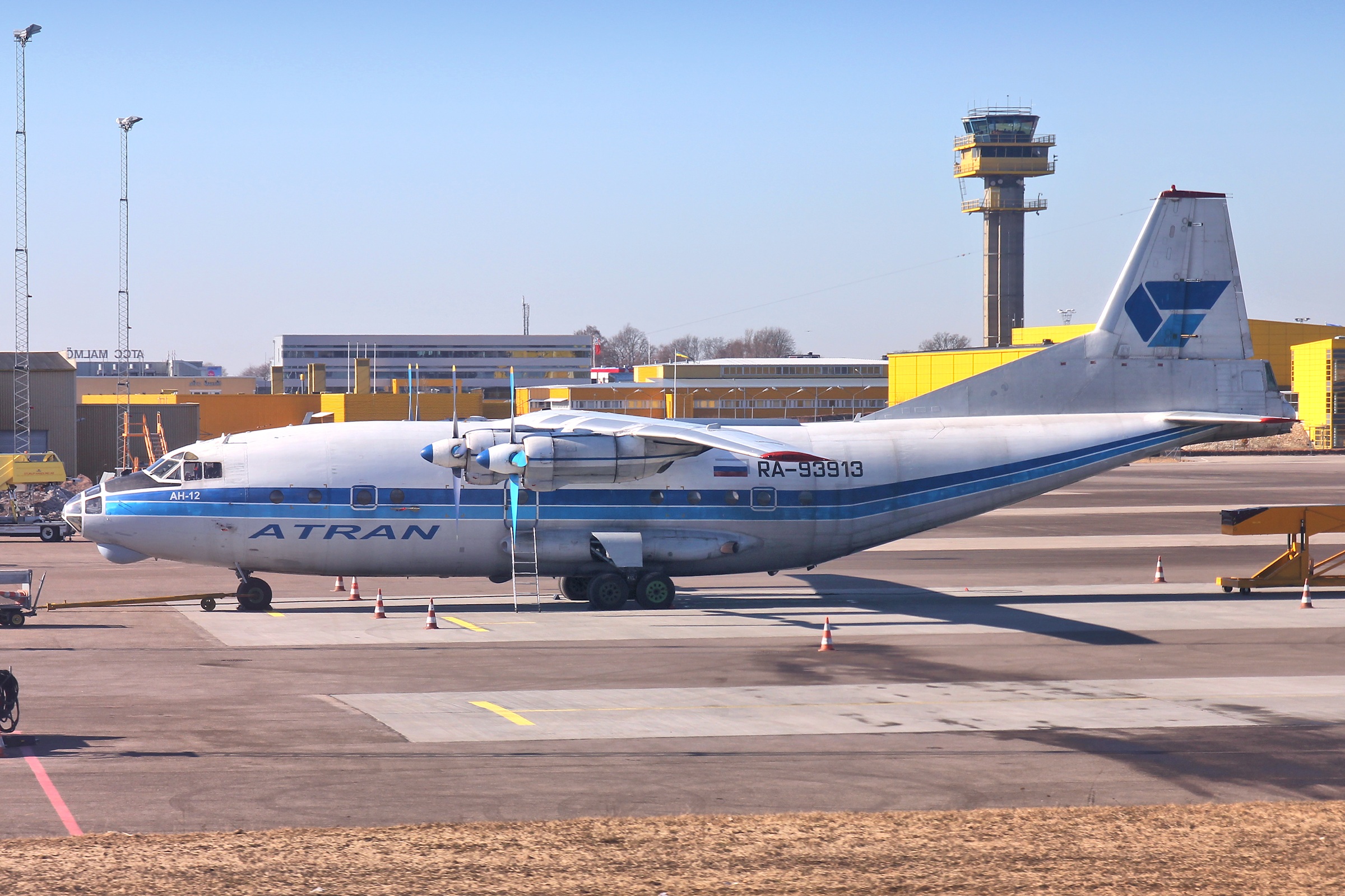 001 An-12, Malmo Airport, Sweden