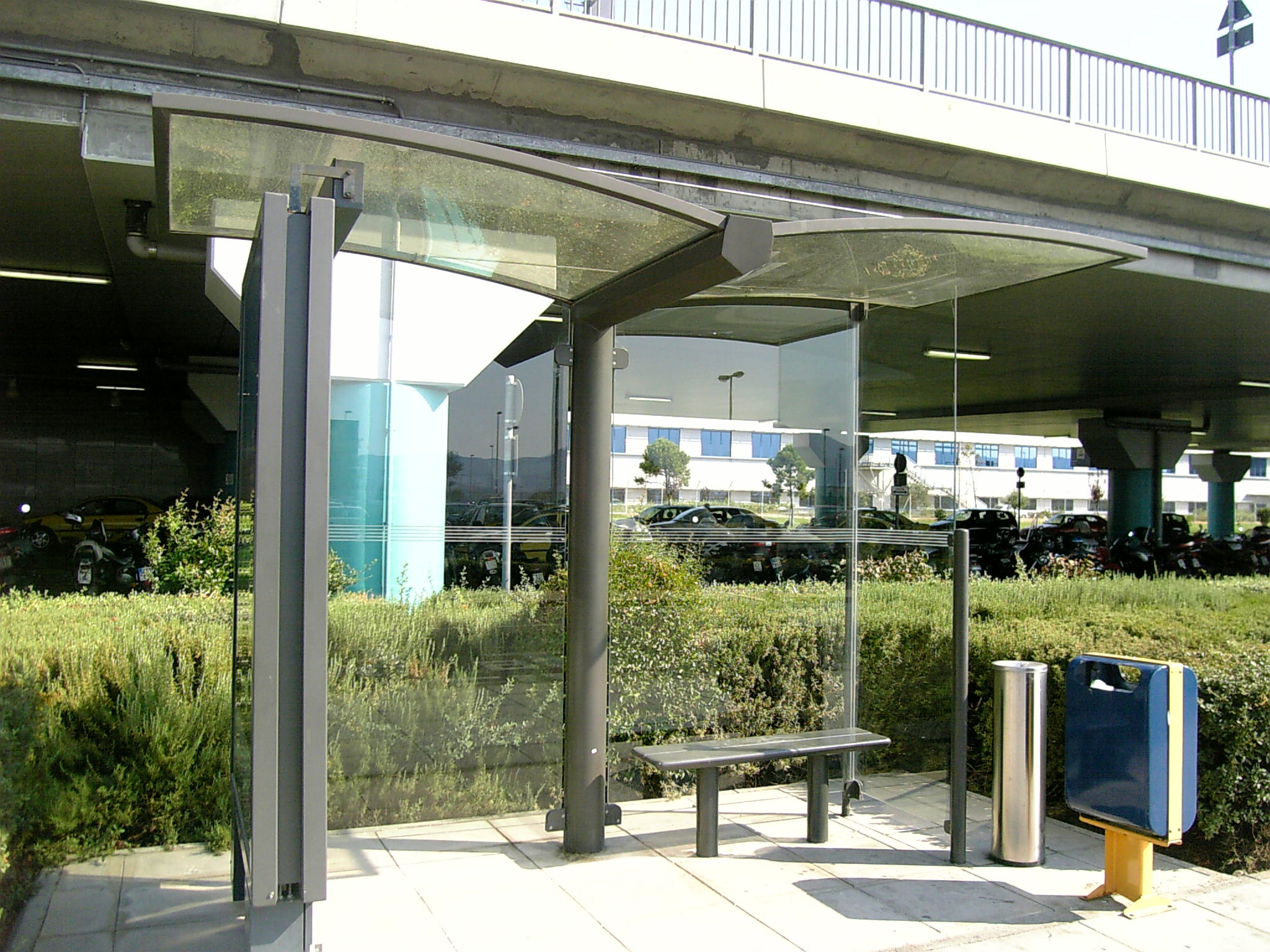 Athens International Airport bus stop