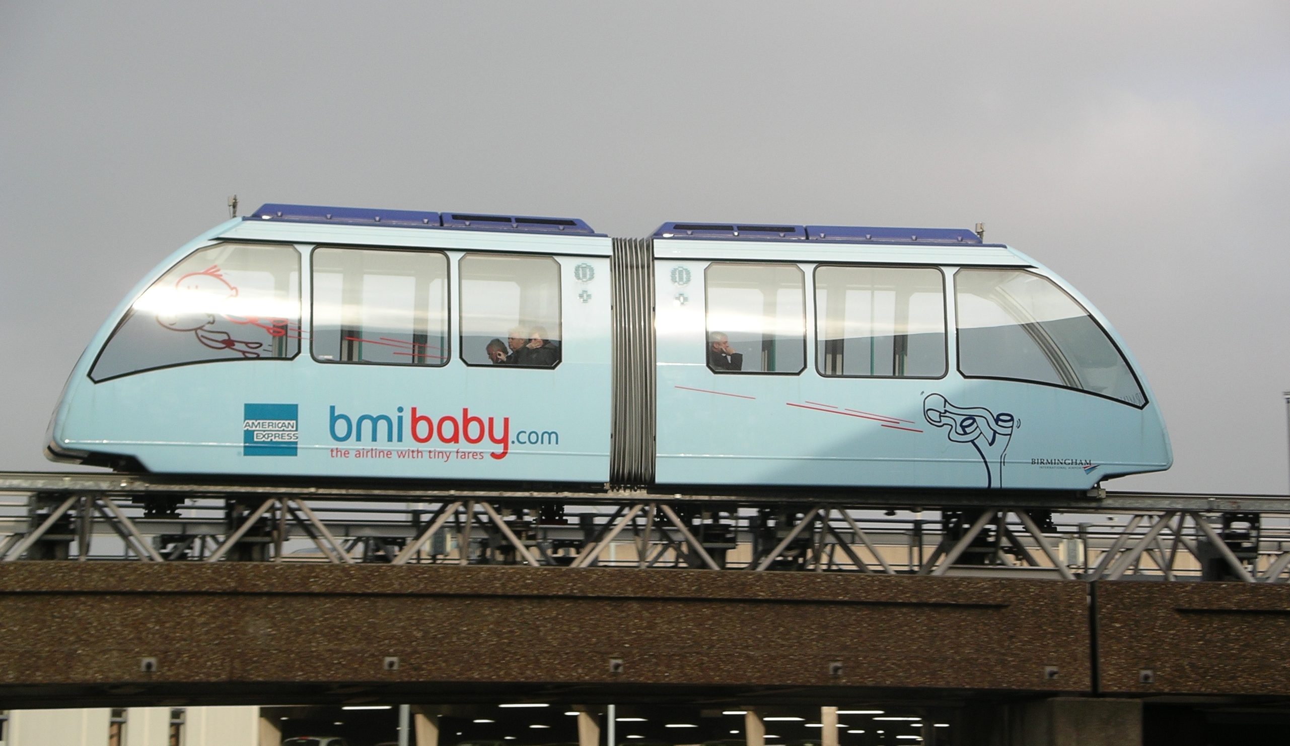 Birmingham airport rapid transit system