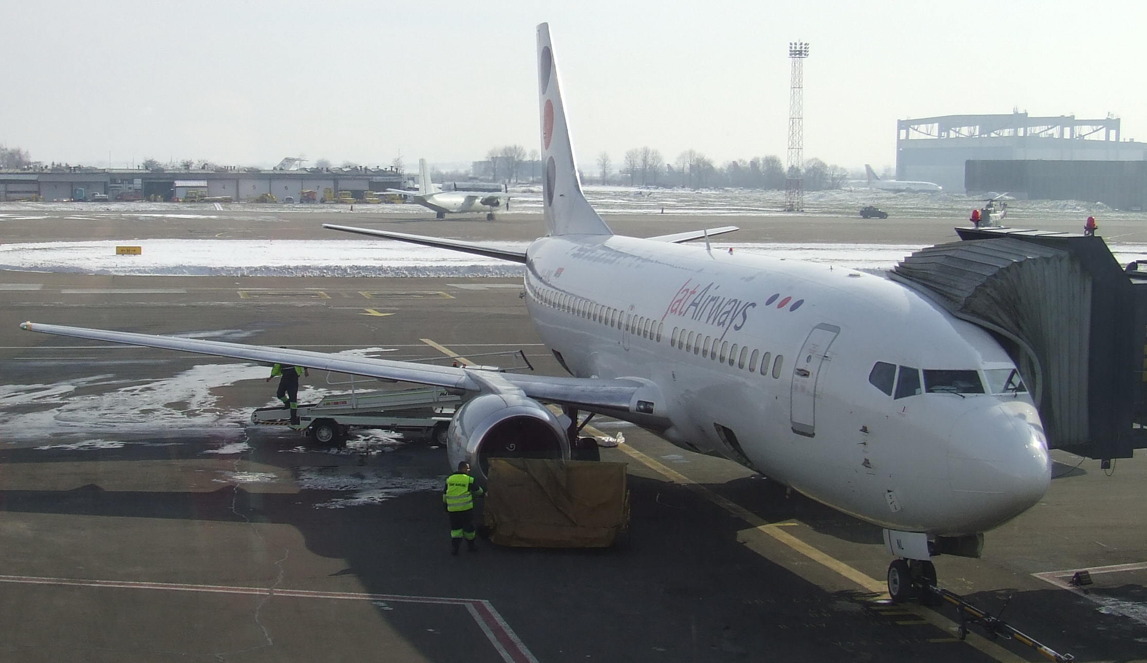 Boing 737 na aerodromu Nikola Tesla 2010