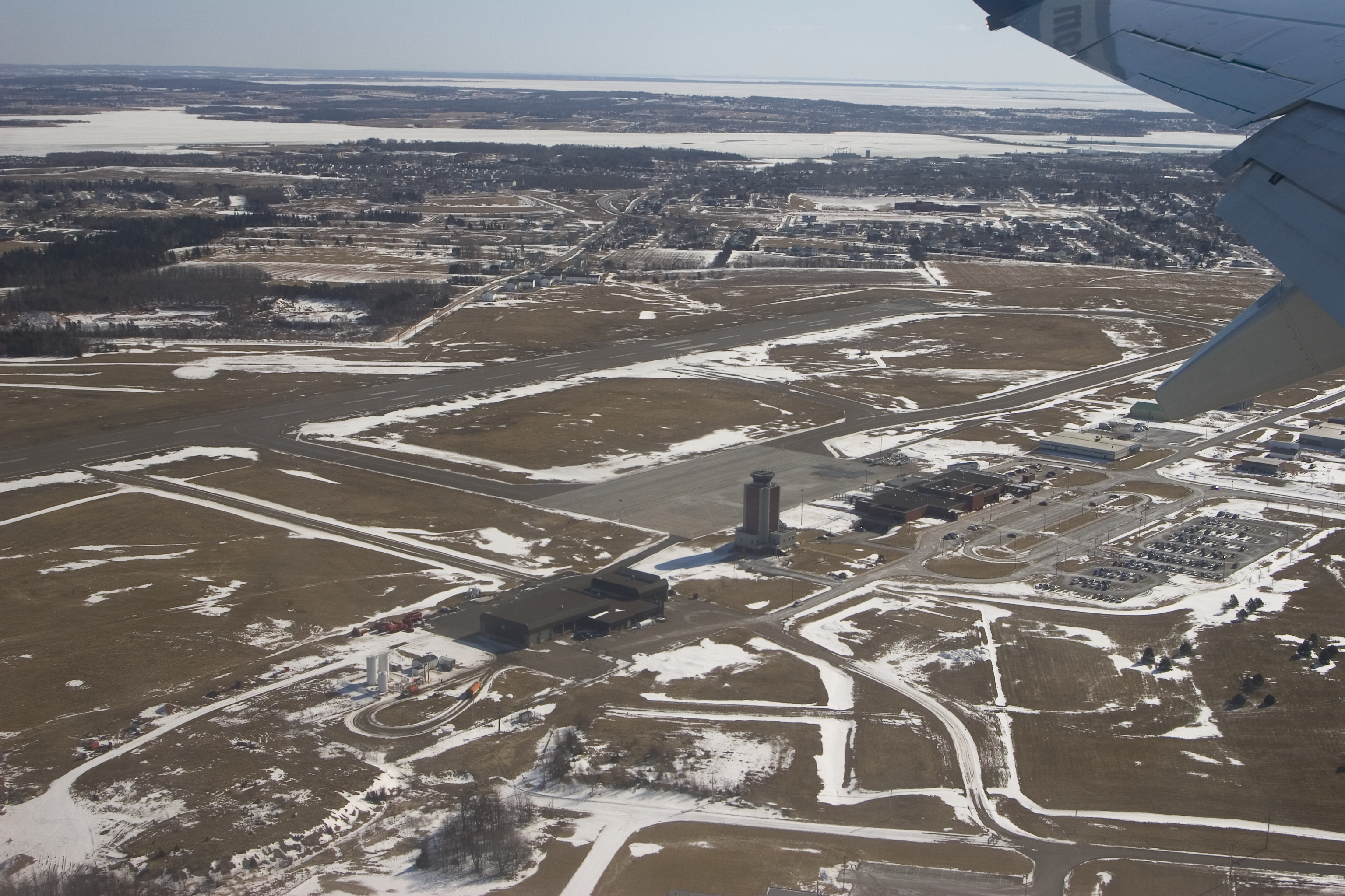 Charlottetown Airport from the air