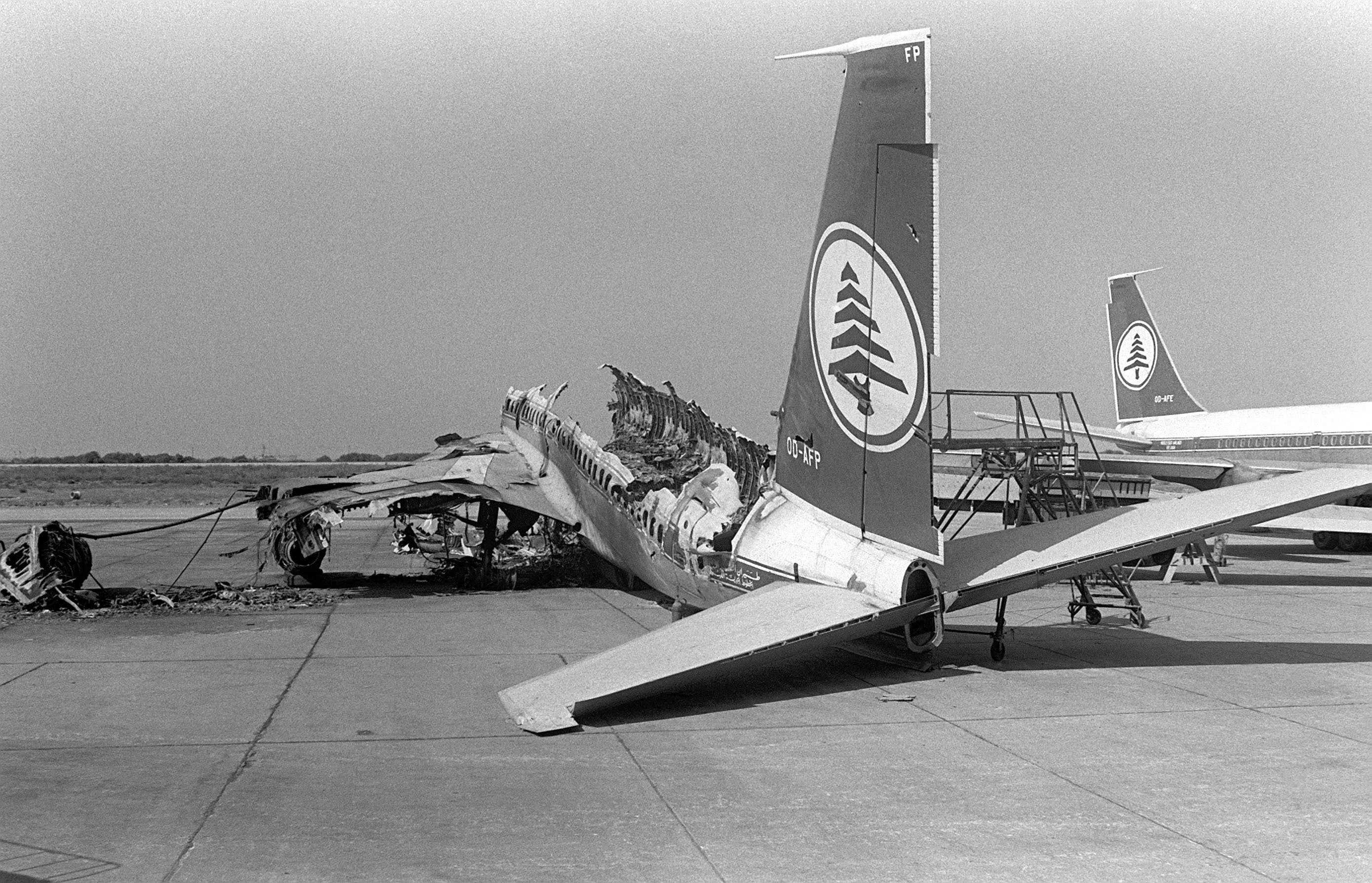 Destroyed MEA aircraft 1982