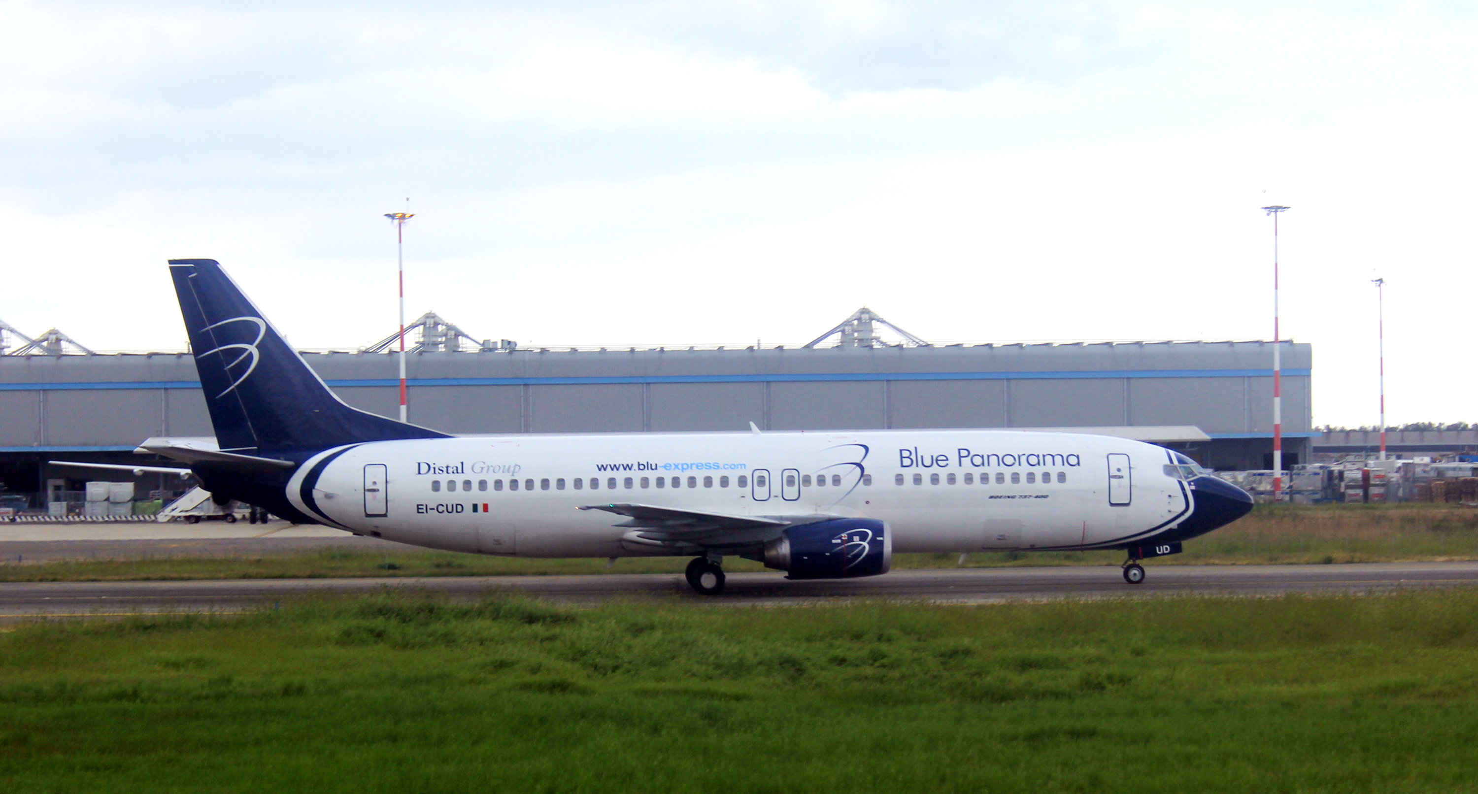 Fiumicino airport Roma Blue Panorama 1