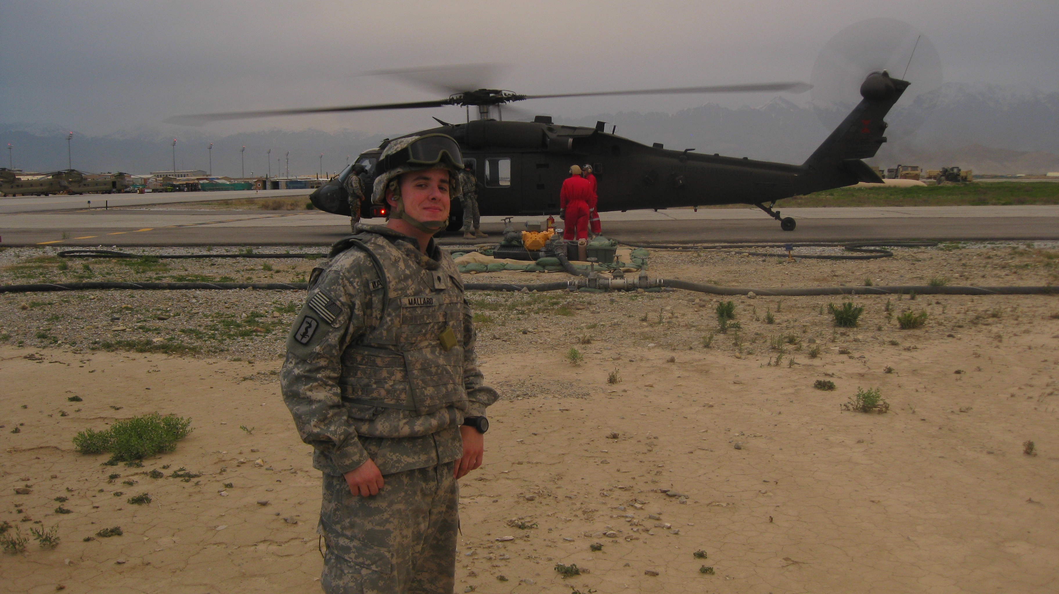 Fueling a Blackhawk
