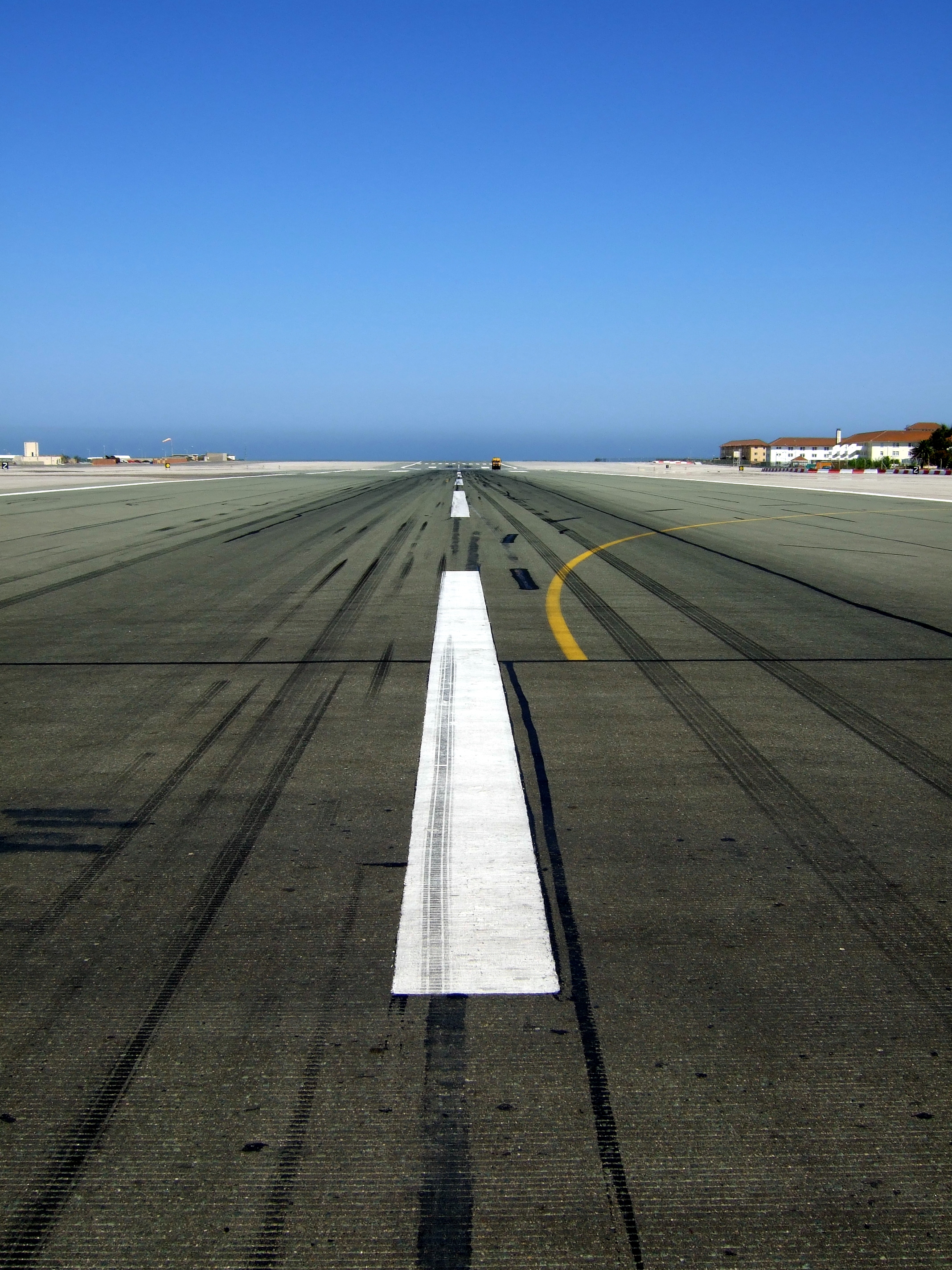 Gibraltar Airport runway