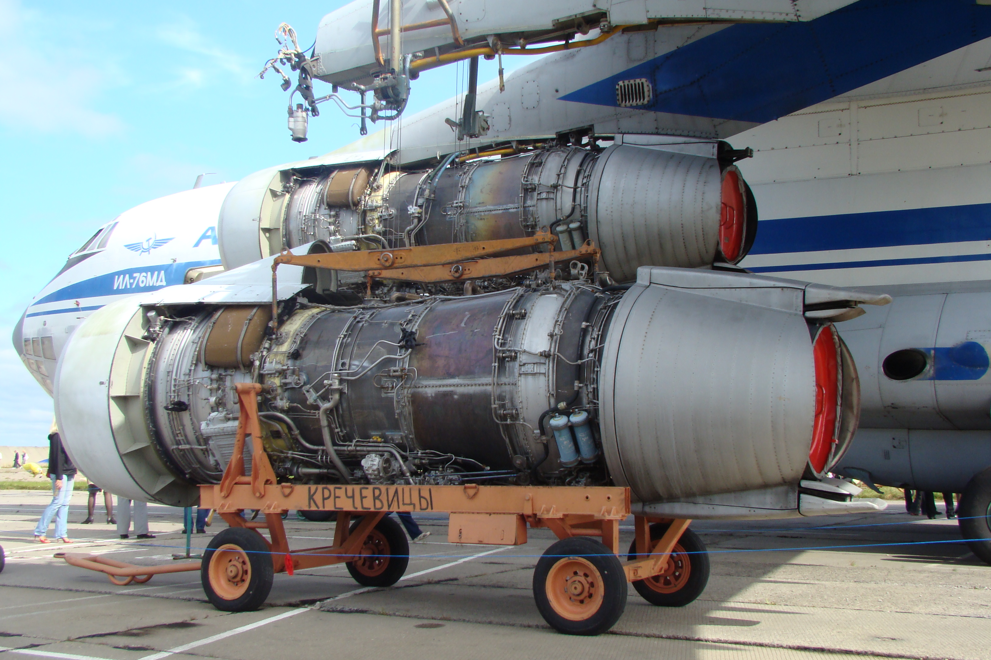 Jet engines Ilyushin Il-76MD