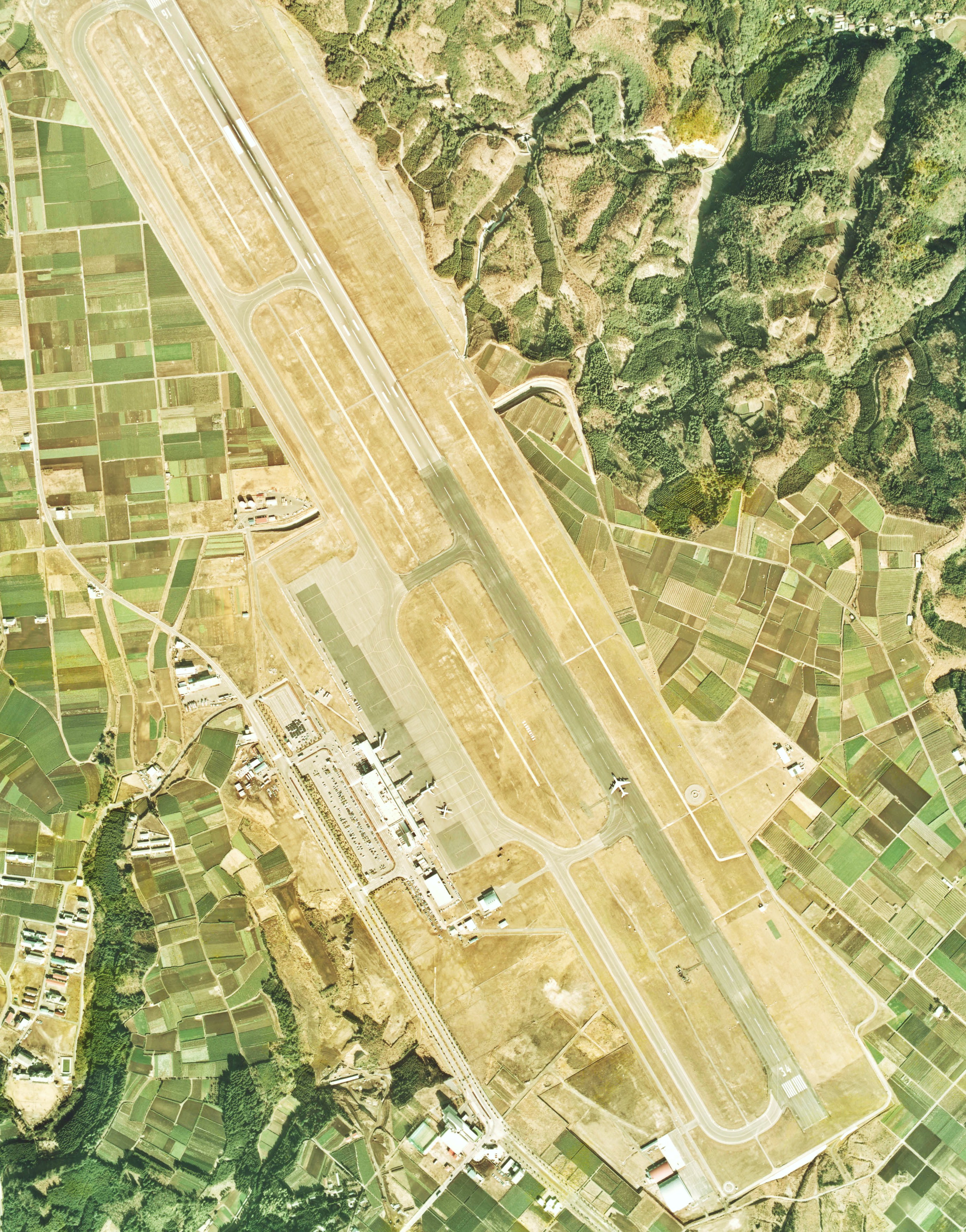 Kagoshima Airport Aerial Photograph