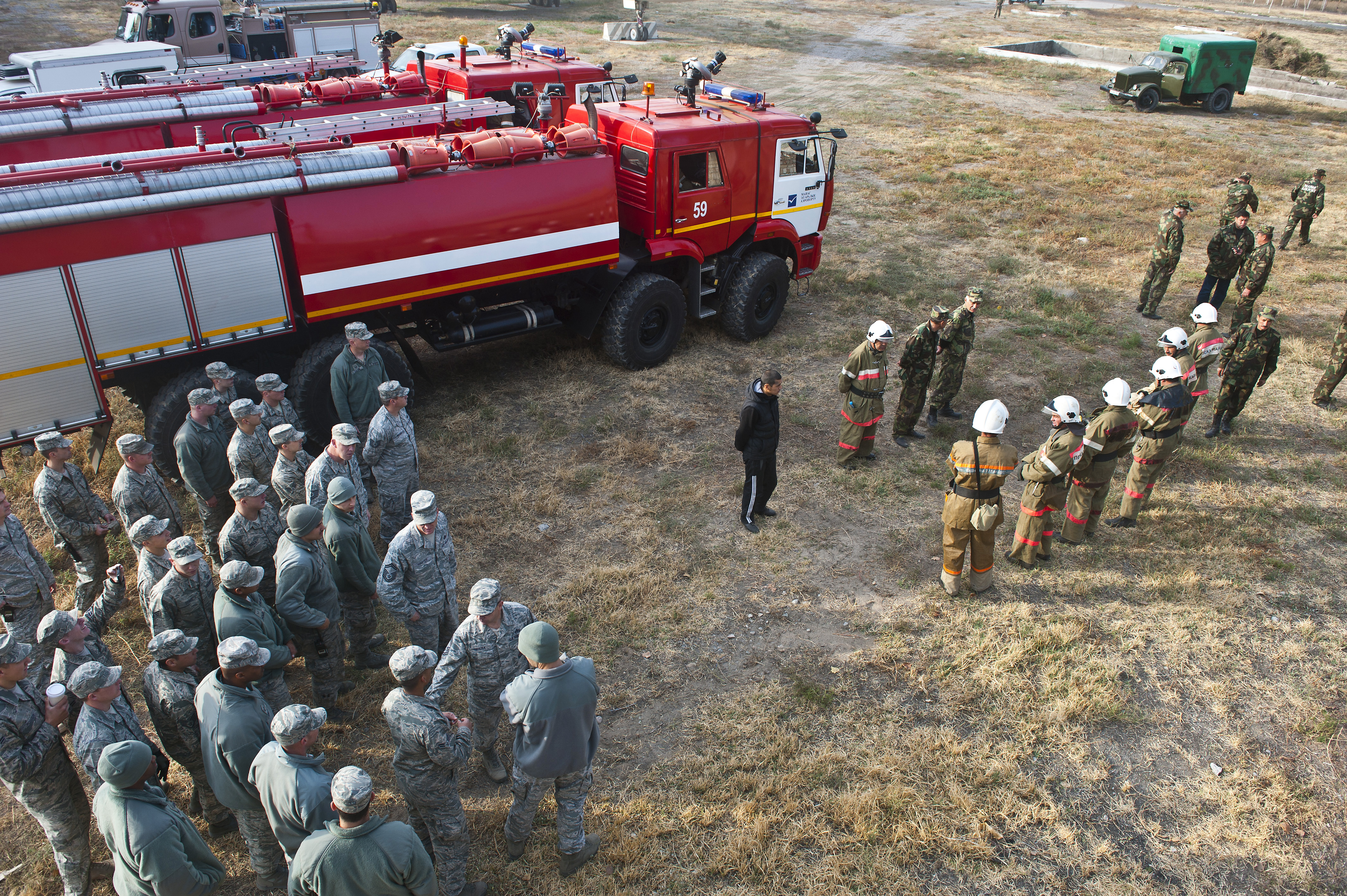 Kamaz-6560 fire trucks in Kyrgyzstan
