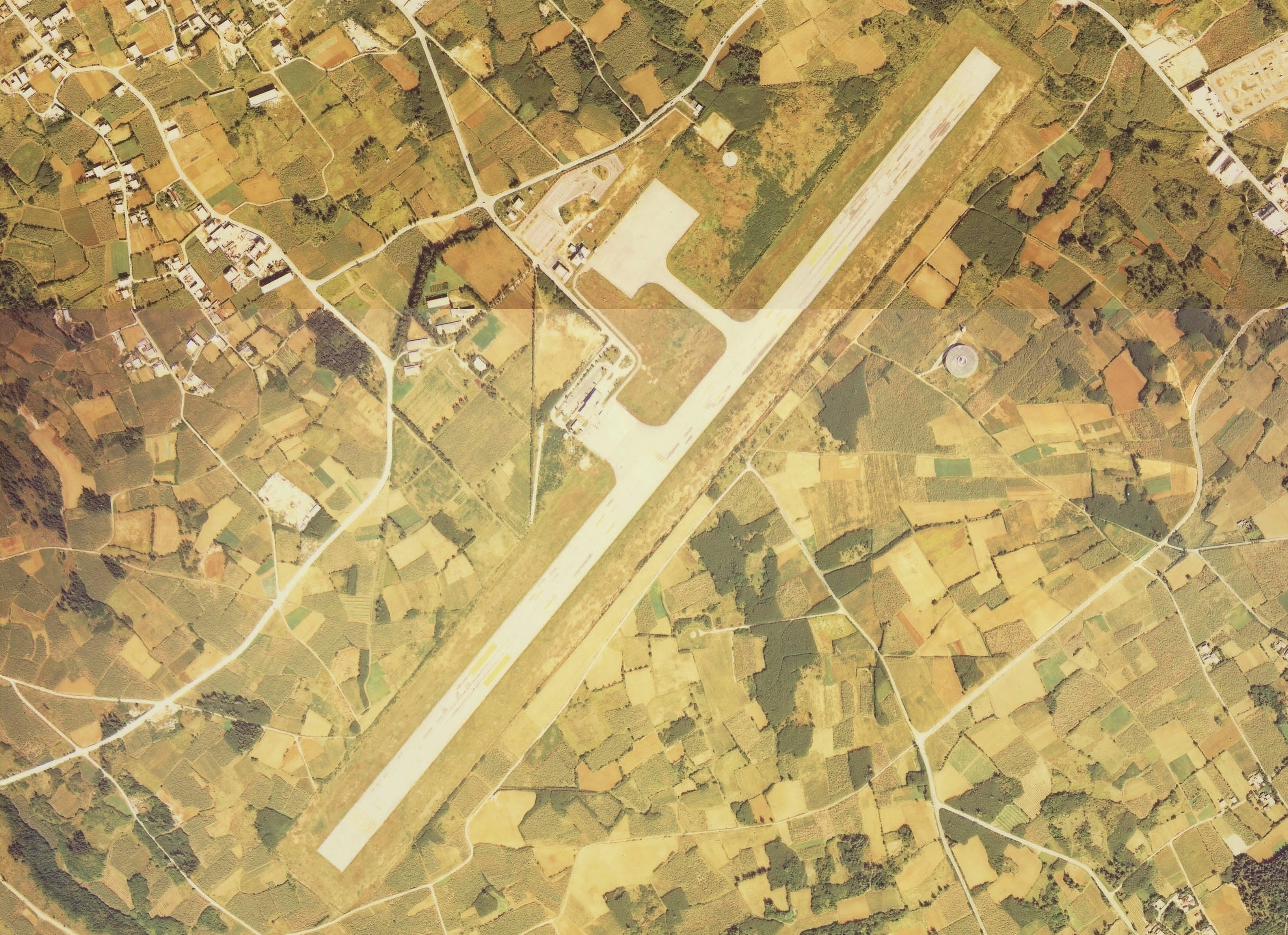 Miyako Aiport Aerial photograph.1977