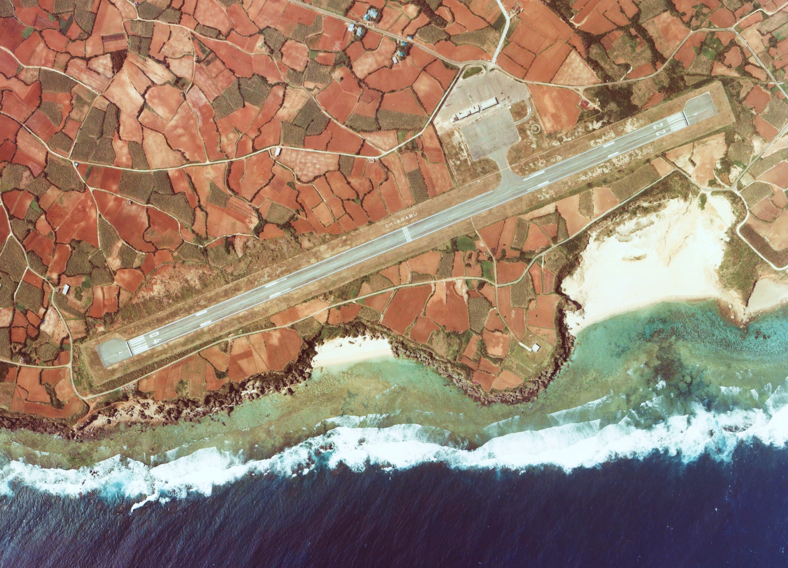 Okinoerabu Airport Aerial photograph