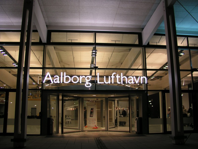 Aalborg Lufthavn indgang