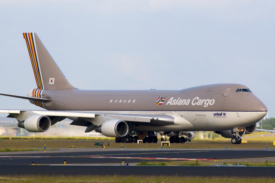 Asiana Cargo 747-400F HL7420 @ Amsterdam Airport Schiphol