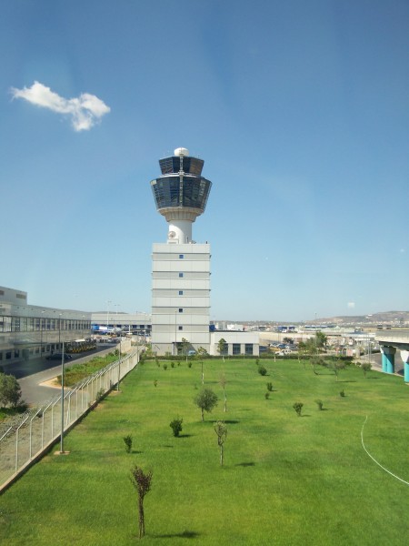 Athens airport tower 2008