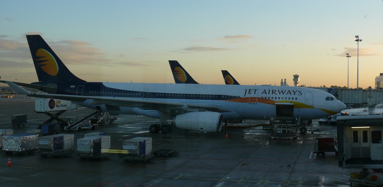 Brussels airport jet airways
