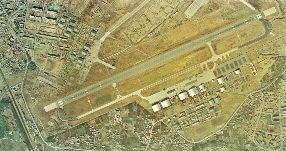 Hachinohe Air Base Aerial photograph.1975
