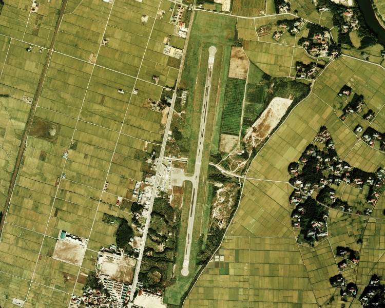 Hanamaki Airport Aerial photograph.1976