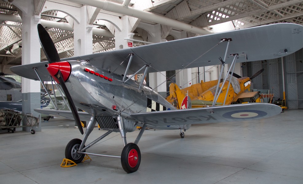 Hawker Fury MkI K5674 in hanger 2 (5922642350)