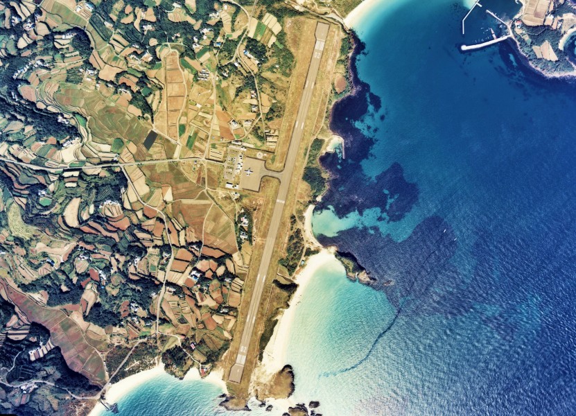 Iki Airport Aerial Photograph