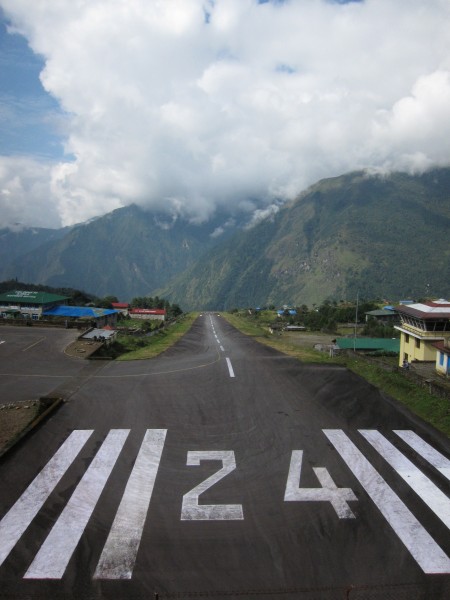 Lukla airport runway