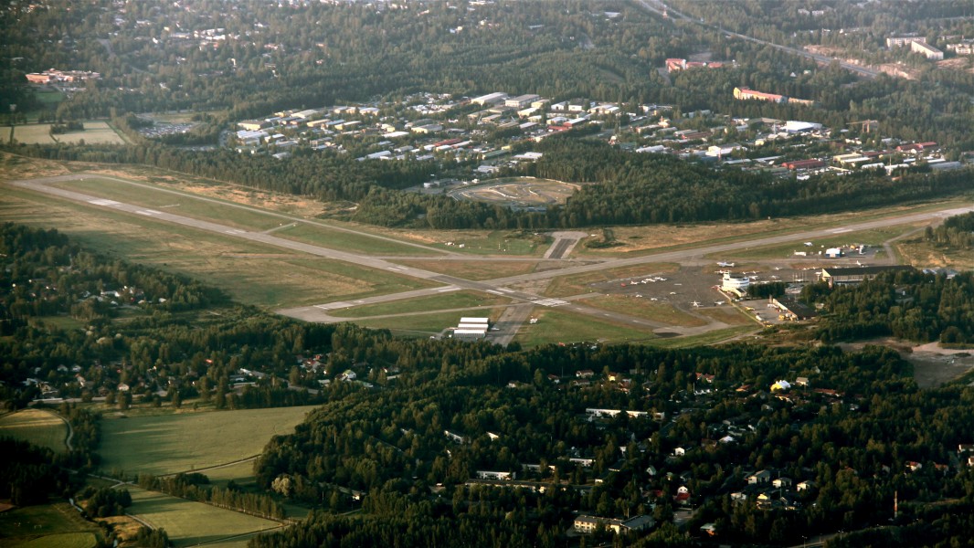 Malmi airport aerial photo