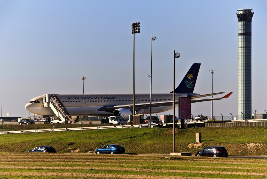 Saudi Arabian Airlines, Paris Charles de Gaulle Airport. October 15, 2011