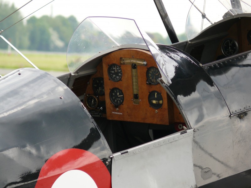 Stampe SV.4C cockpit