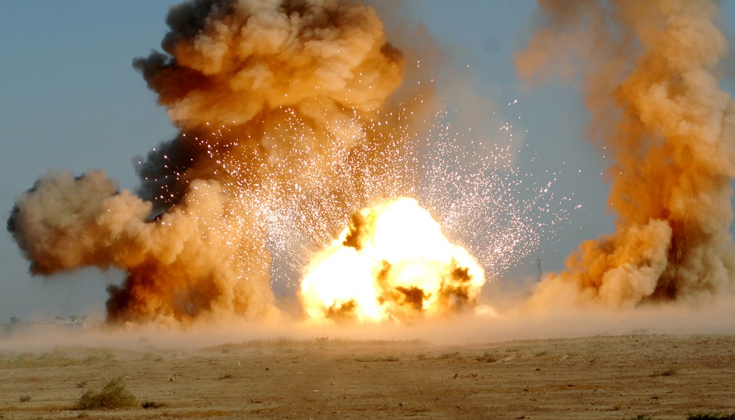 USAF EOD explosion