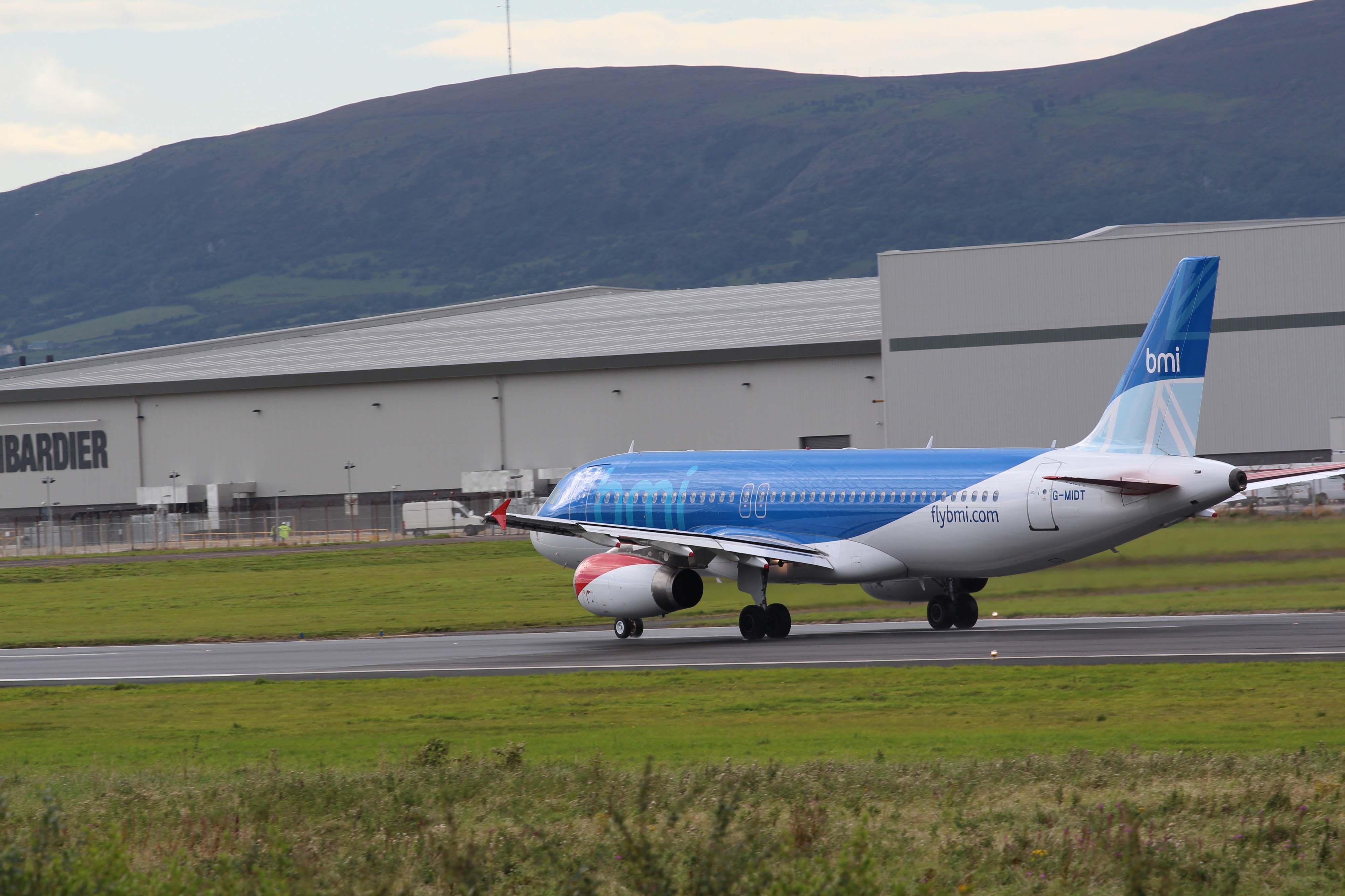 Bmi (G-MIDT), Belfast City Airport, September 2012 (06)
