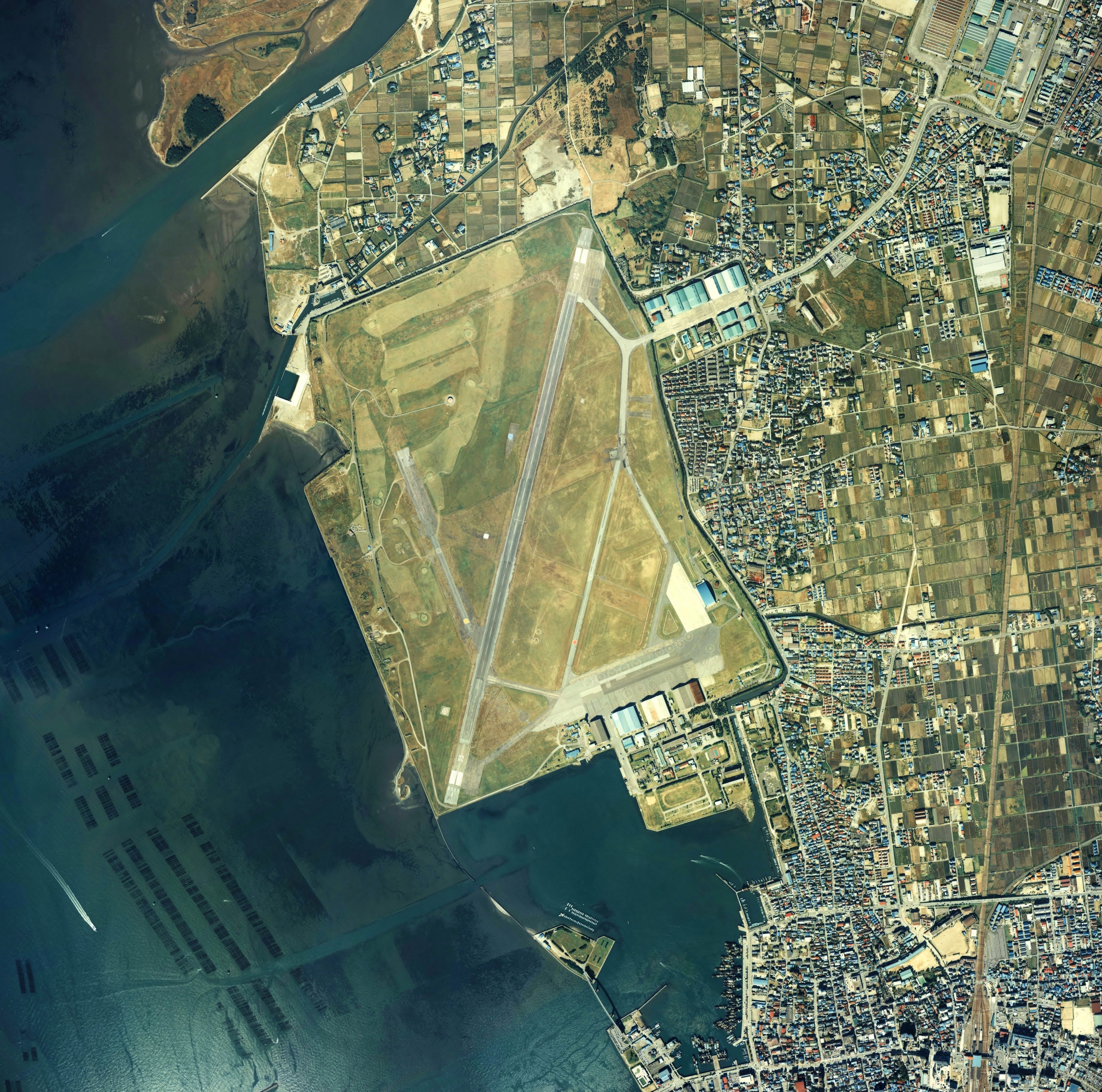 JGSDF Camp Kisarazu Aerial photograph.1988
