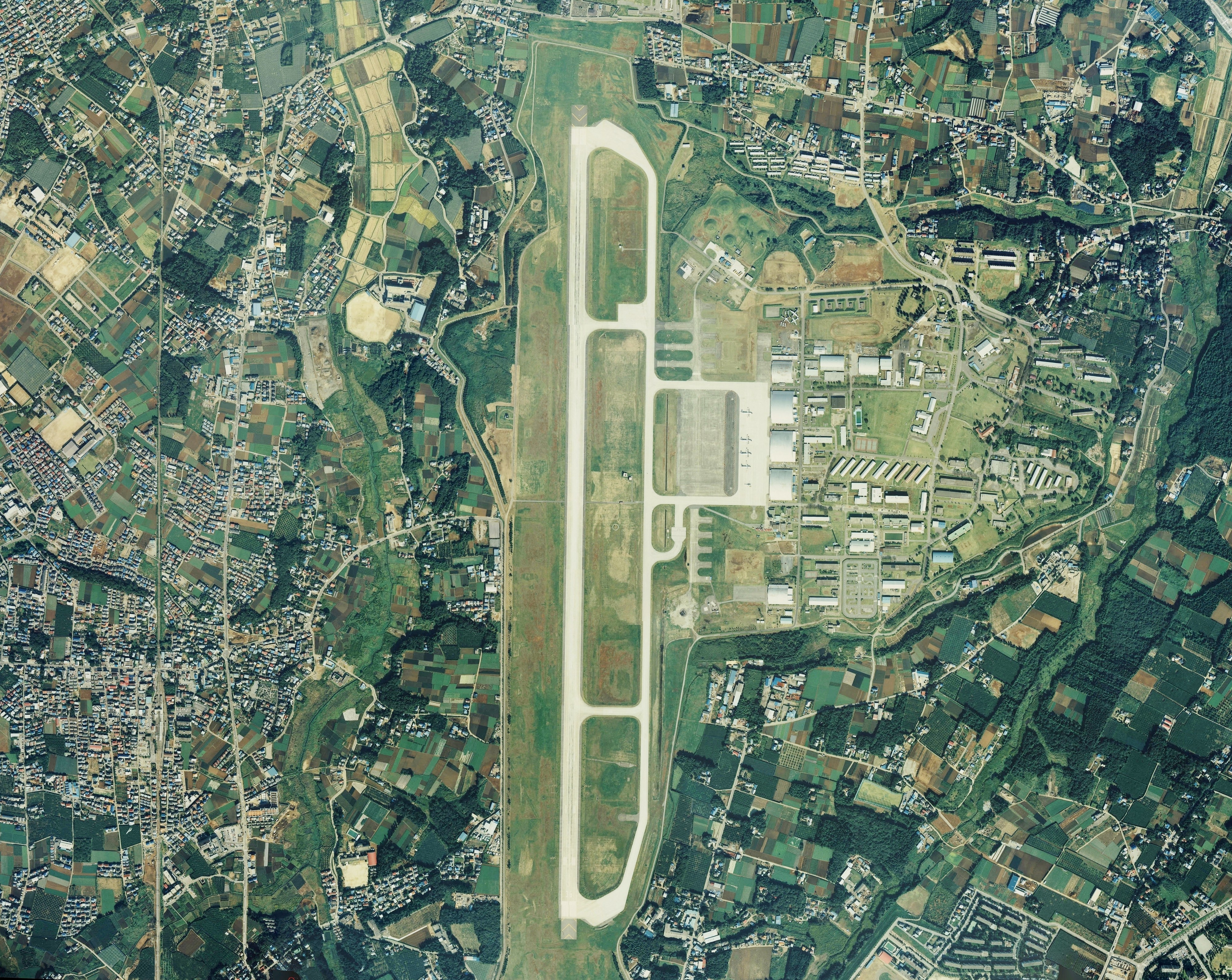 Shimofusa Aia Base Aerial photograph.1989