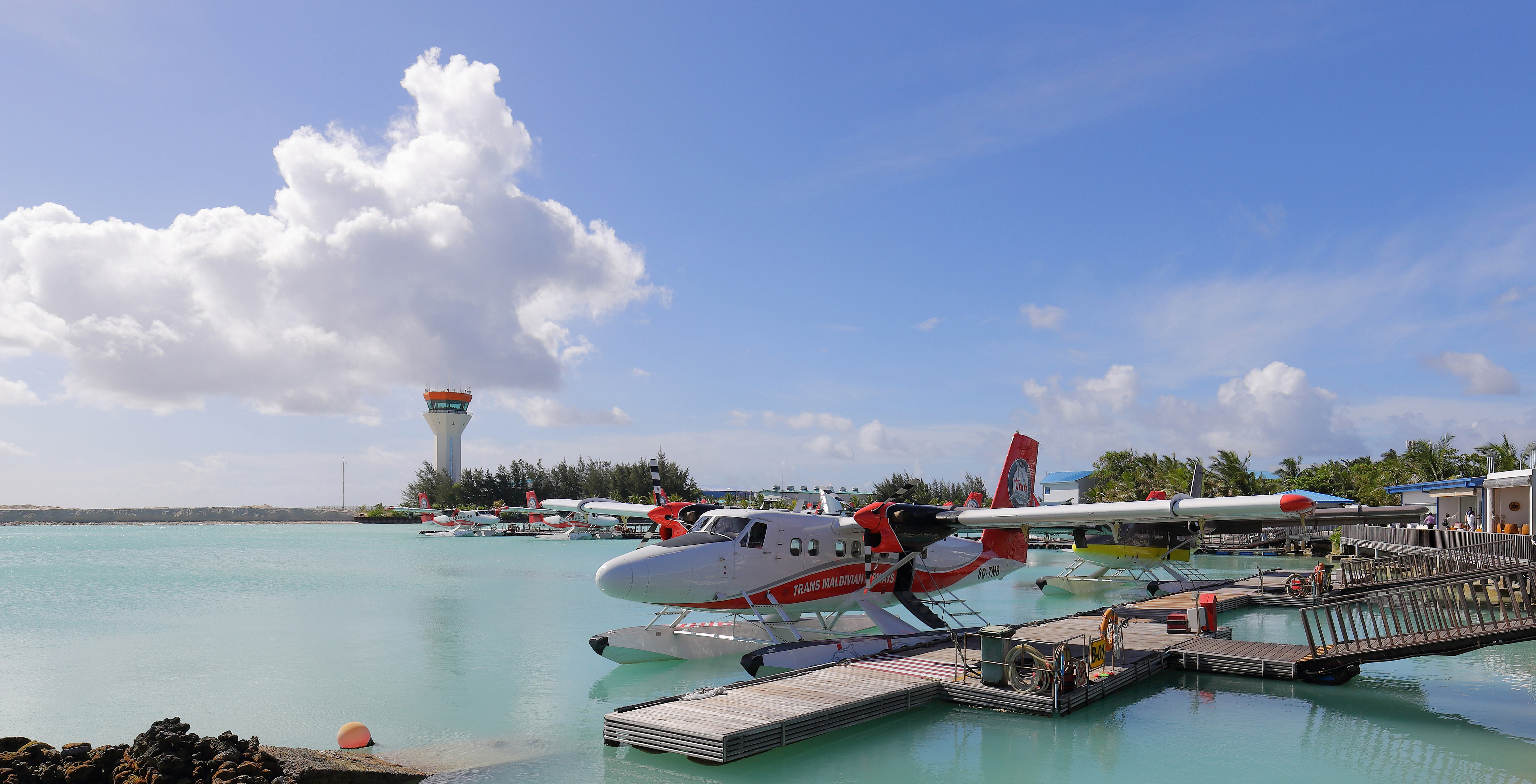 TMA DHC-6 Twin Otter at Velana International Airport, May 2017