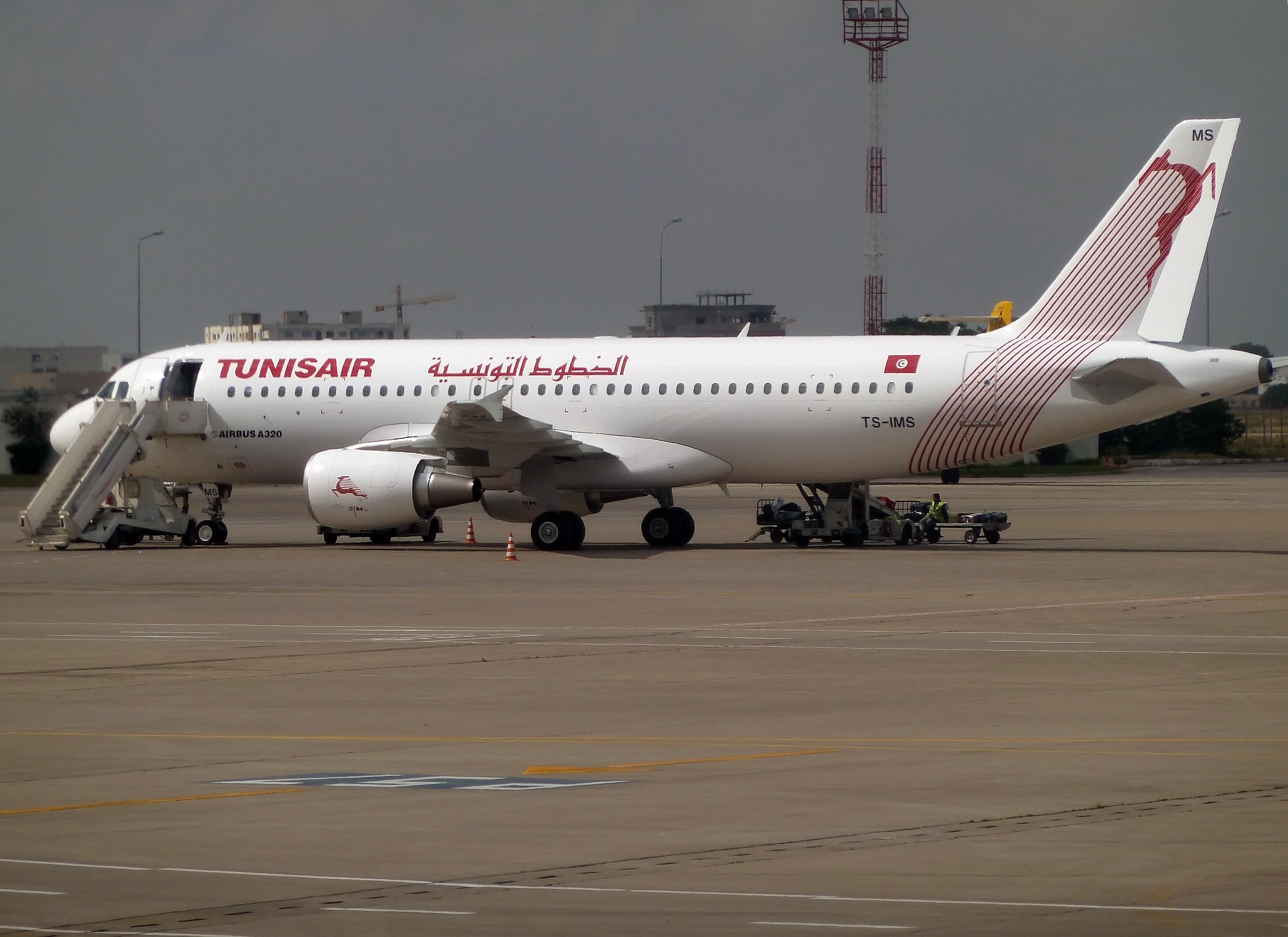 TunisairAirbus320 TS-IMS