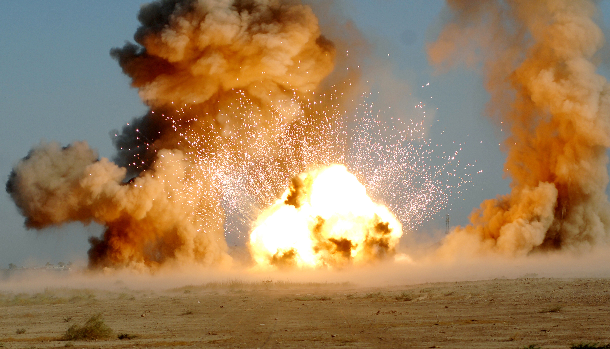 USAF EOD explosion